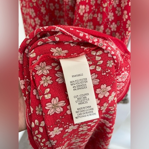 NWT Max Studio smocked floral midi dress - Picture 5 of 6